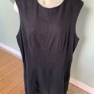 Classic Black Women’s dress Abercrombie & Fitch Linen/cotton Blend Size XL